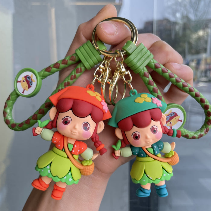 Wholesale Keychain, car keychain, bag, pendant, couple's exquisite small gift, cute doll hanging decoration