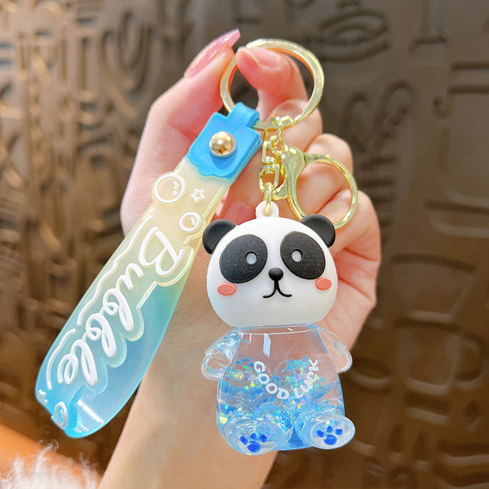 Wholesale Cartoon Acrylic Oil Keychain JDC-KC-YanG037