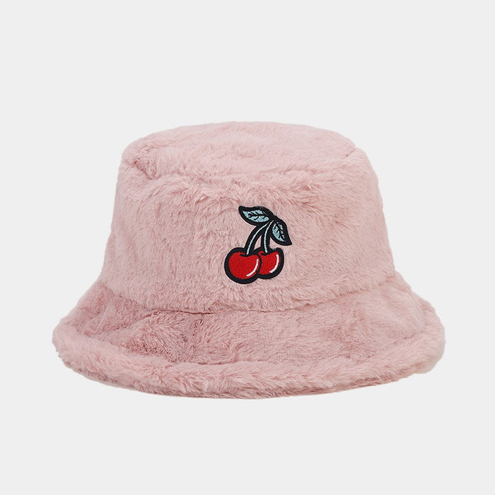 Wholesale Cherry Plush Bucket Hat JDC-FH-LvY048