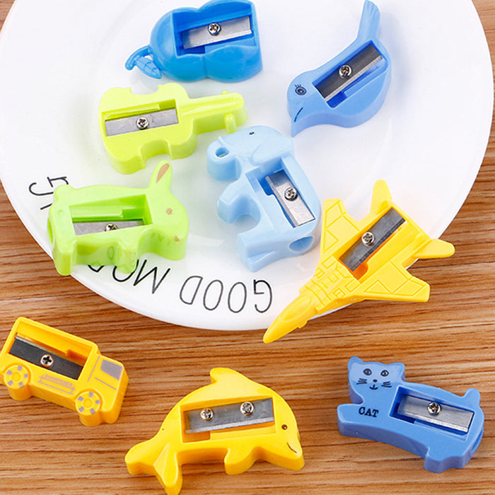 Wholesale Plastic Candy Color Small Pencil Sharpener JDC-PS-Liuj001