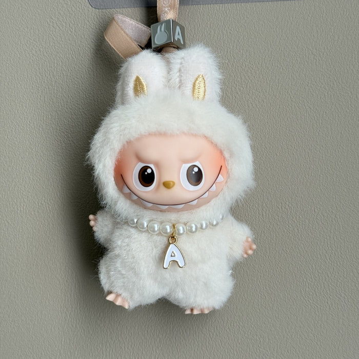 Wholesale Mini blind box pendant letter pearl necklace accessories doll clothes