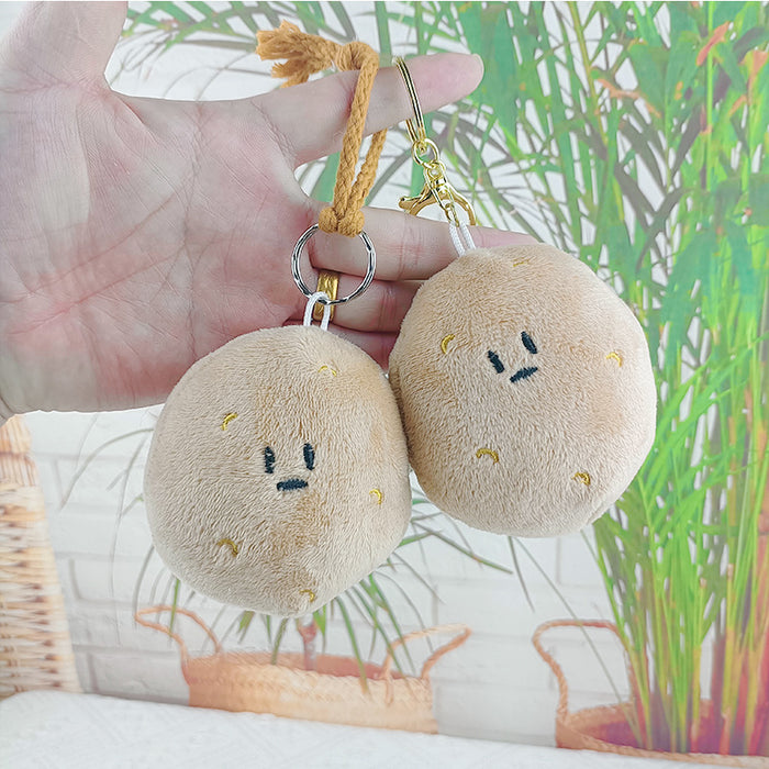Wholesale Potato Doll Keychain Pendant Doll Plush Toy School Bag Hanging