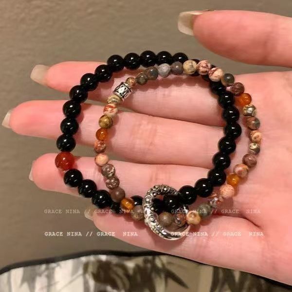 Wholesale Beaded Bracelet Women Natural Stone Bracelet Couple Trendy Jewelry