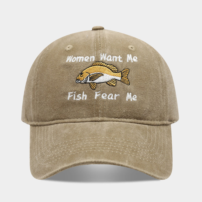 Wholesale Women' s embroidered baseball cap men' s fishing hat