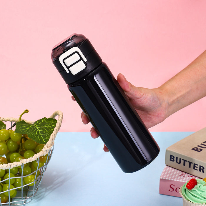 Wholesale Cartoon Double Drinking Cup Stainless Steel Thermos Cup Children' s Water Cup Bounce Lid Straw Cup