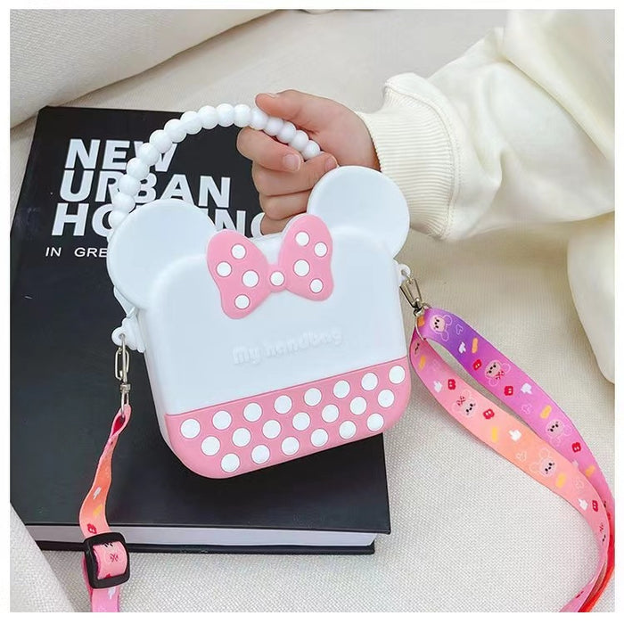 Wholesale Anime Cartoon Silicone Kids Handbag Crossbody Bag Trendy Gift Accessory