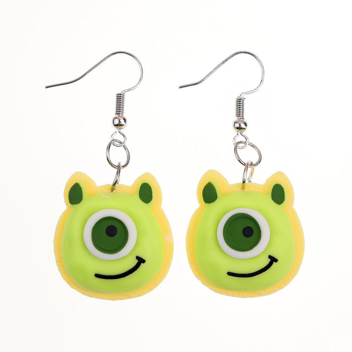 Wholesale Earrings Resin Fun Cute Cartoon (M) JDC-ES-niqing013