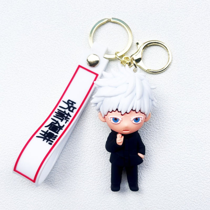 Wholesale PVC Cartoon Doll Keychain JDC-KC-WuYi020