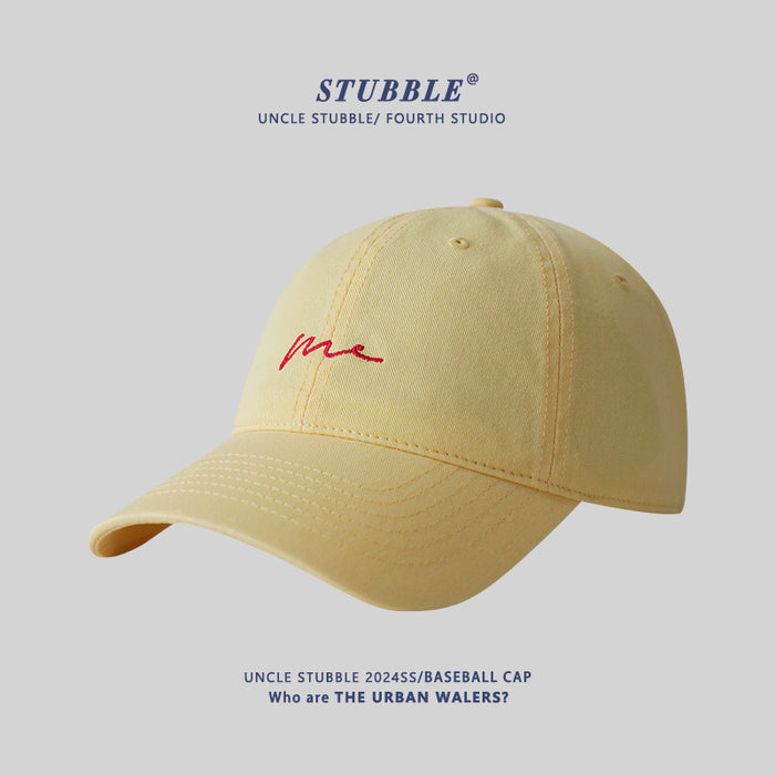 Wholesale New baseball cap with simple and versatile design for men and women, featuring a stylish duckbill tongue hat