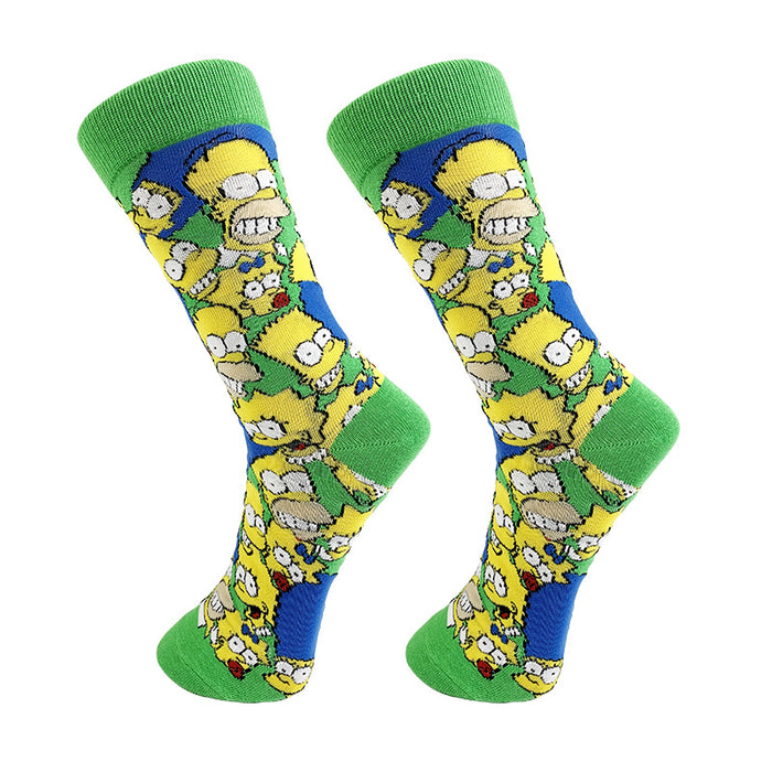 Wholesale Cartoon Letters Men's Mid-tube Socks JDC-SK-YiYan080