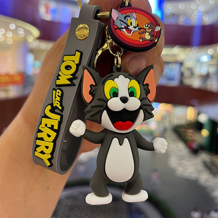 Wholesale Keychains PVC Hardware Cute Cartoon (M) JDC-KC-MiaoY044