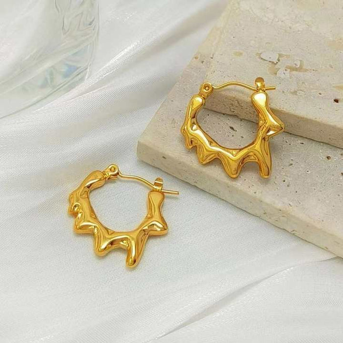 Wholesale irregular geometric ear buckle