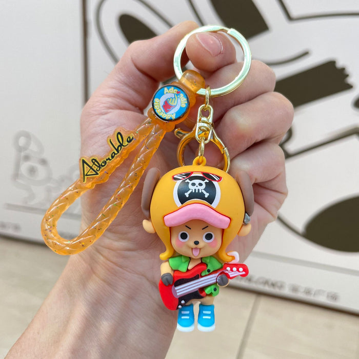 Wholesale Creative cartoon figurine keychain pendant backpack hanging decoration car keychain small gift wholesale