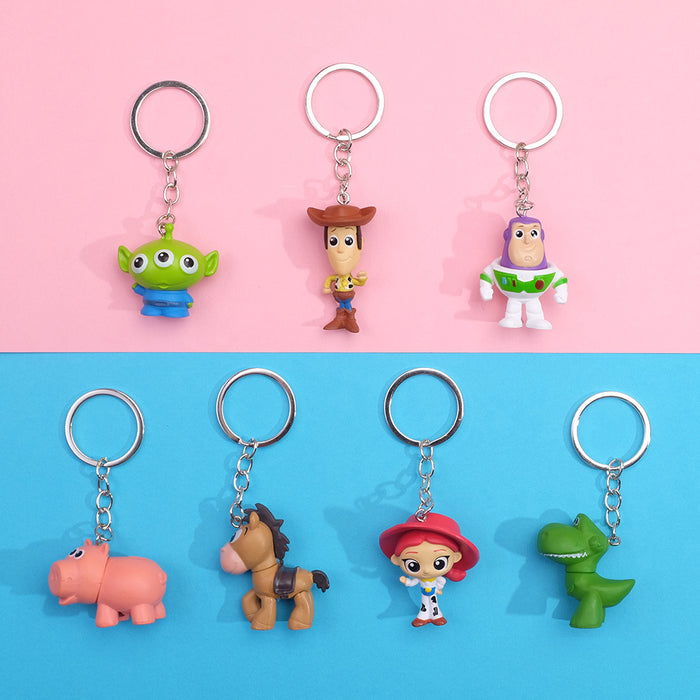 Wholesale Cartoon Resin Keychain JDC-KC-QingMou001