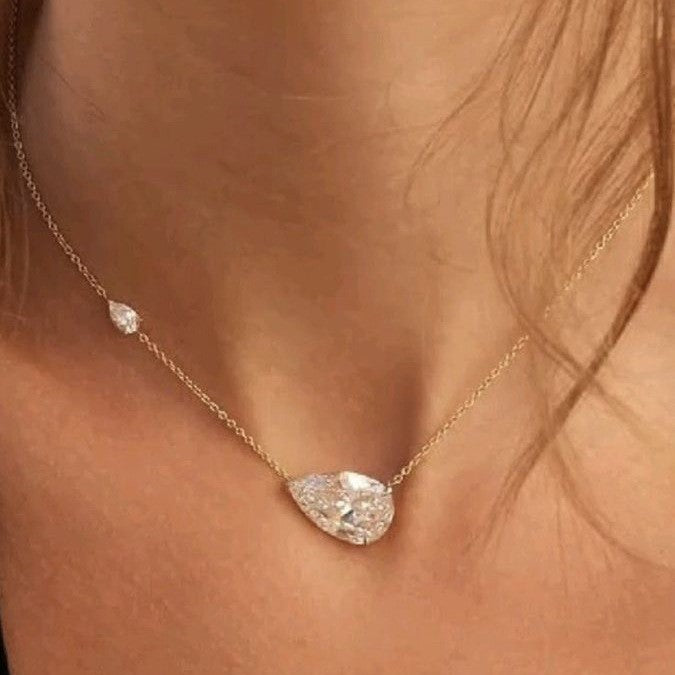 Wholesale Water Drop Series Water Drop Necklace