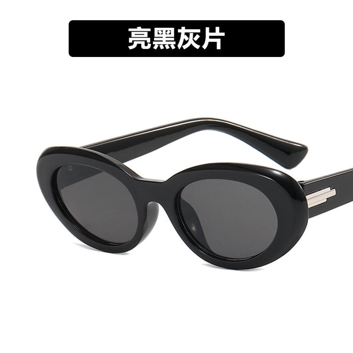 Wholesale Retro oval sunglasses, high-end sunglasses, sun protection and UV protection