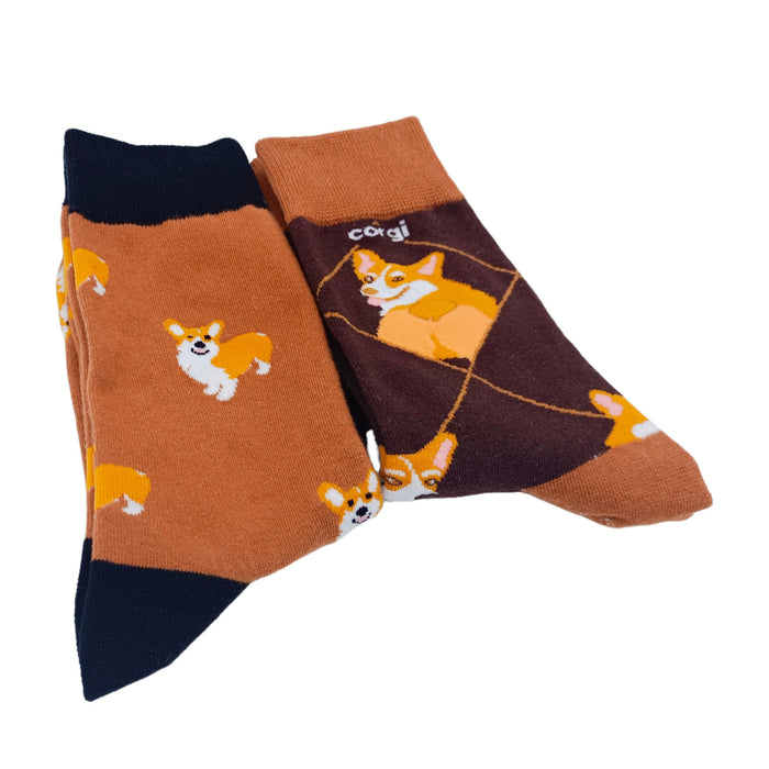 Wholesale Short-legged Corgi Cartoon Small Animal Socks JDC-SK-CG011