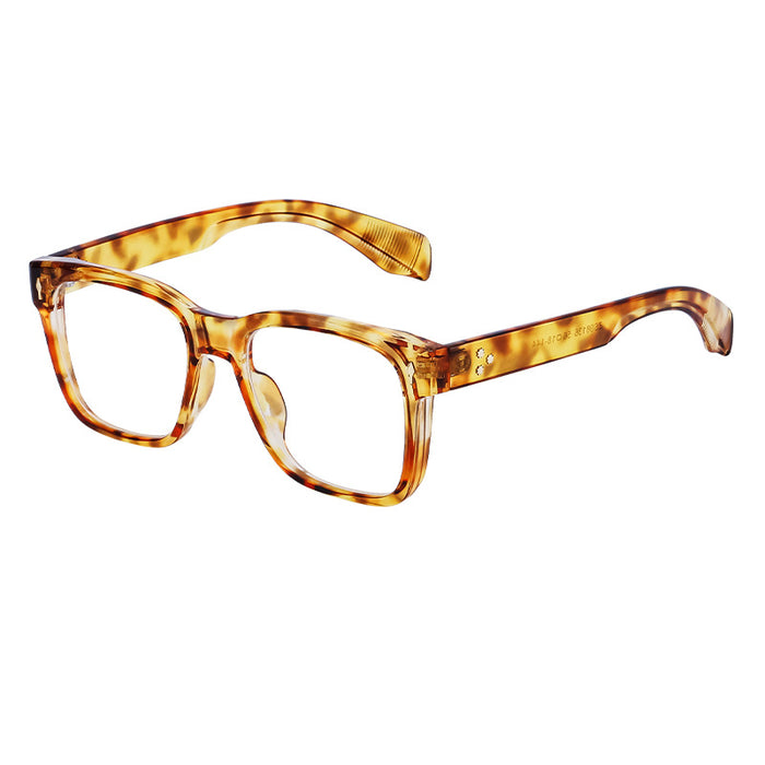 Wholesale Retro square frame glasses frame can be paired with myopia glasses and flat lenses