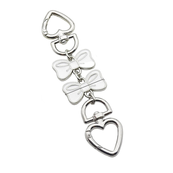 Wholesale Bowknot extension chain bag strap Keychains