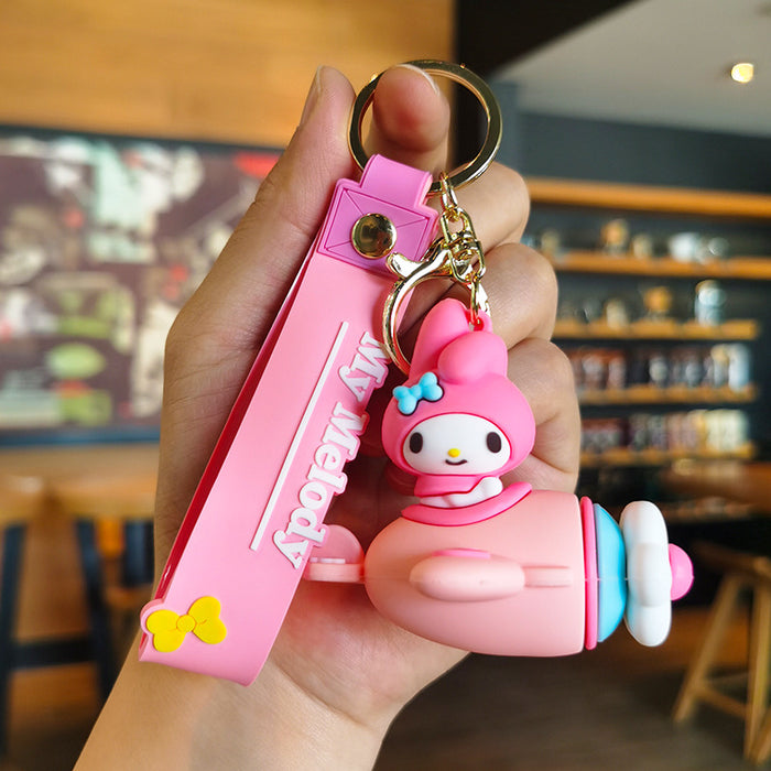 Wholesale Cartoon Doll Silicone Keychain JDC-KC-Tingm238