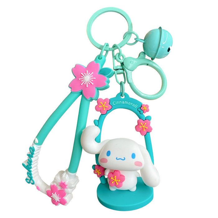 Wholesale Cartoon Doll Silicone Keychain (S) JDC-KC-BaiM073