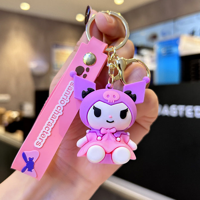 Wholesale Silicone Cartoon Keychain Pendant Keychain JDC-KC-ZiX016