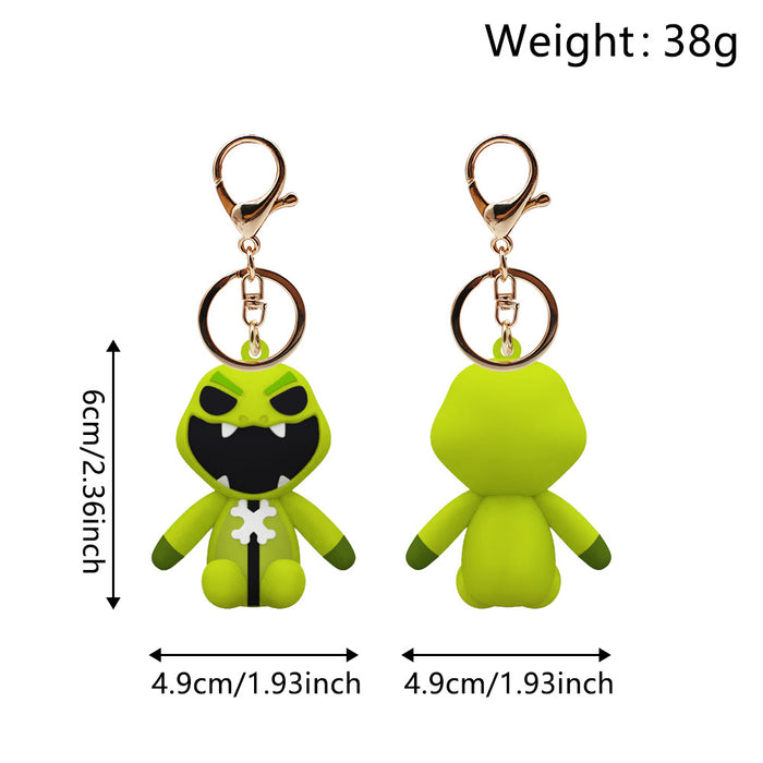 Wholesale Horror Cartoon Anime Silicone Keychains JDC-KC-HaoAn012