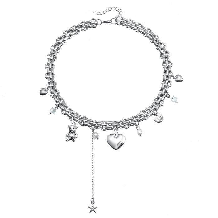 Wholesale Love Heart  Element Pendant