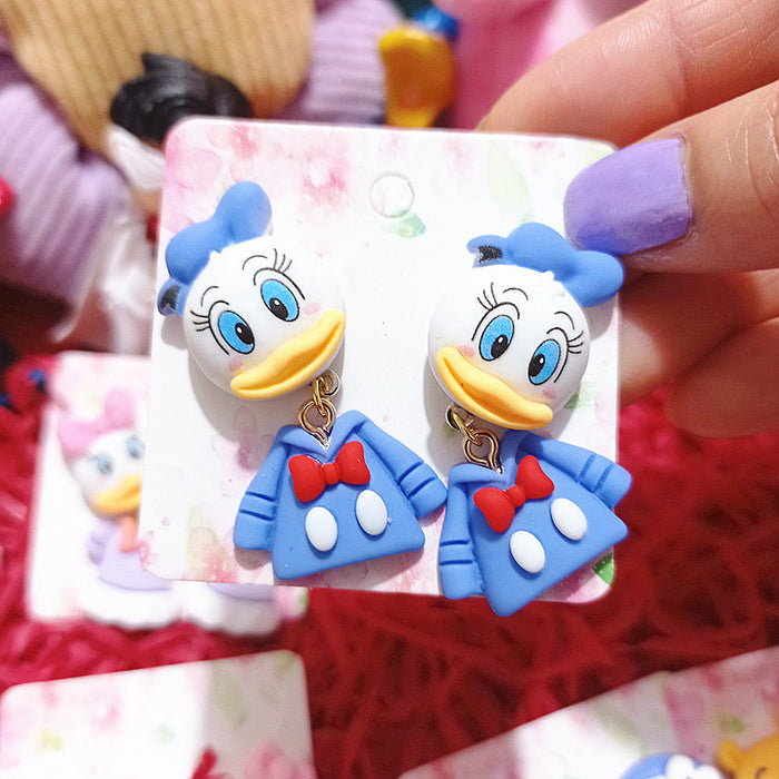 Wholesale Cartoon Resin Earrings JDC-ES-Xingj036