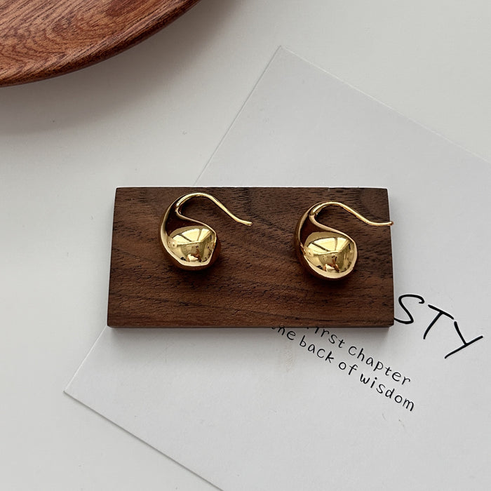 Wholesale Metal Earrings Asymmetrical Earrings Simple Versatile High-End Earrings