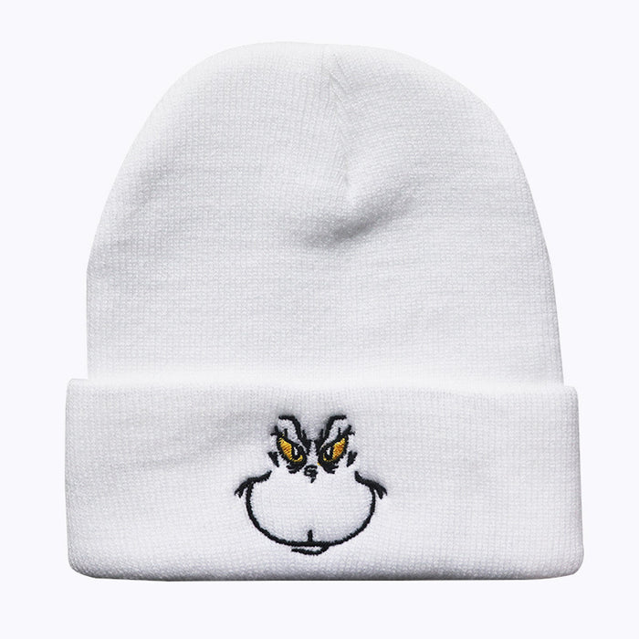 Wholesale Christmas Embroidery Acrylic Knitted Beanie JDC-FH-LvH018