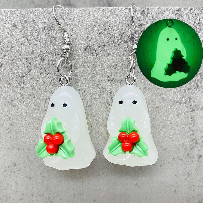 Wholesale  Earrings Ghost Pumpkin Corn Sugar Pendant Necklace  Christmas Jewelry