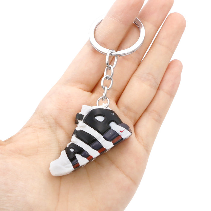 Wholesale PVC Basketball Shoe Model Keychain JDC-KC-QLPing010