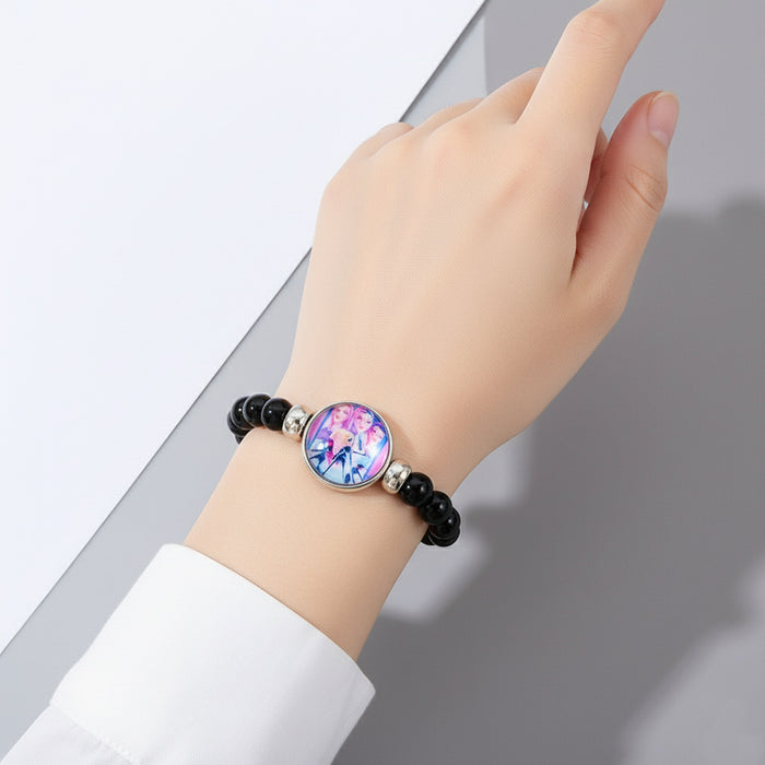 Wholesale K-Pop Glass Beaded Bracelet