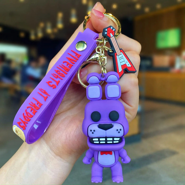 Wholesale Cartoon Silicone Doll Keychain JDC-KC-QiChao051