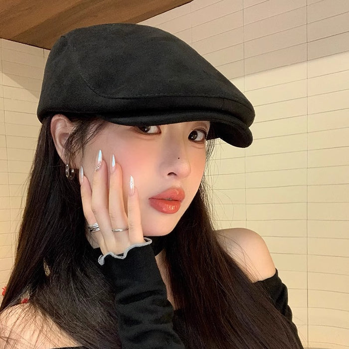 Wholesale Retro British reverse wearing duckbill beret