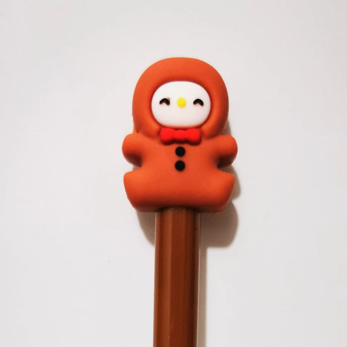 Wholesale Christmas gel pen carbon pen primary school student gift prize Christmas stationery gift water pen