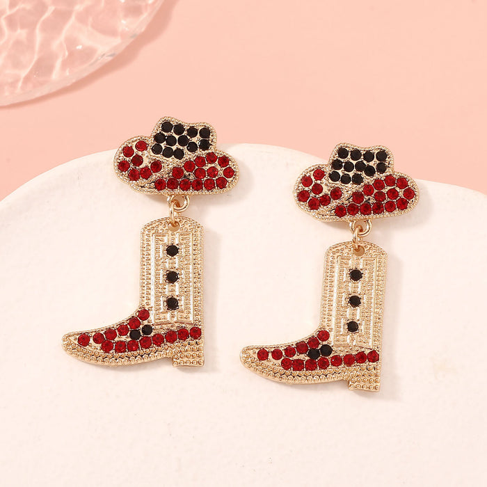 Wholesale boots elegant light luxury high-end design versatile fashion earrings earrings earrings