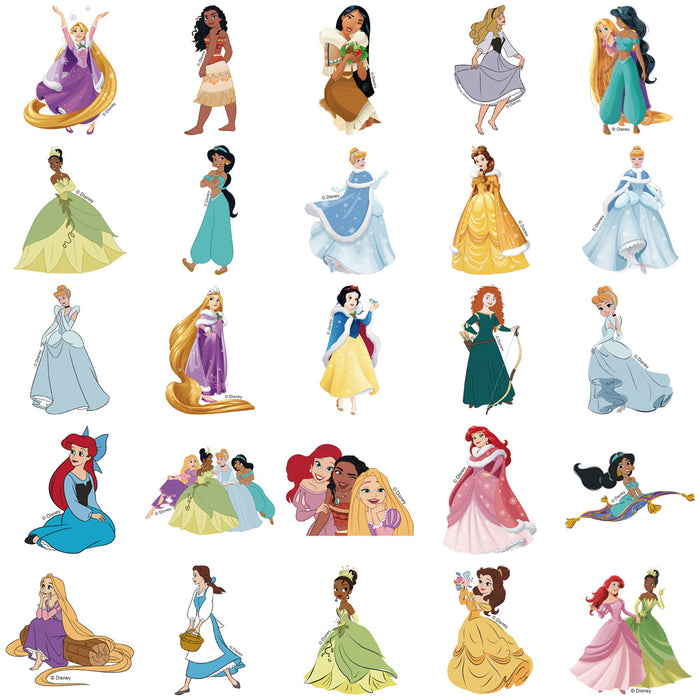 Wholesale 50pcs/set Princess Print Waterproof Stickers JDC-ST-LeT001