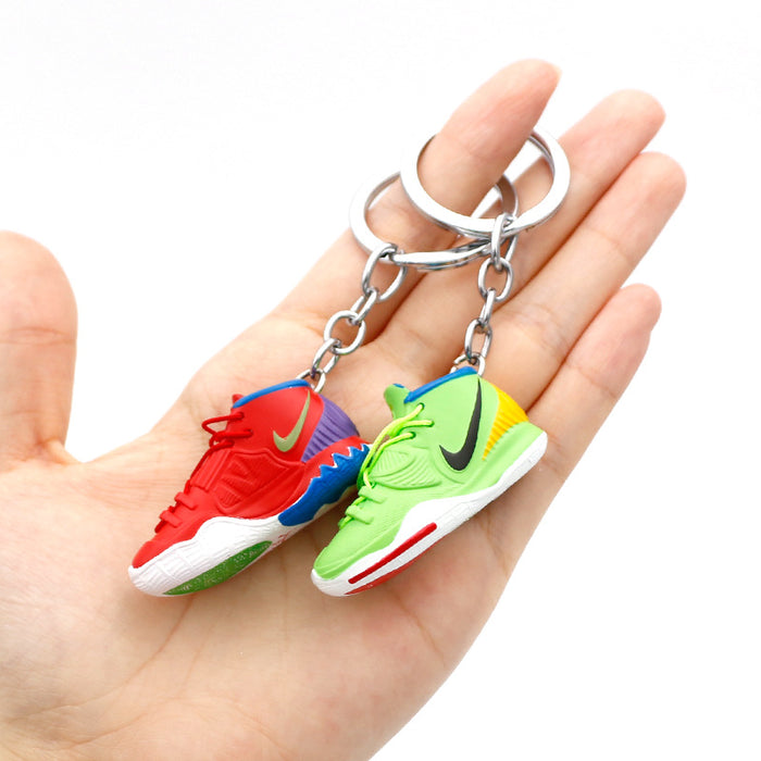 Wholesale PVC Basketball Shoe Model Keychain JDC-KC-QLPing015