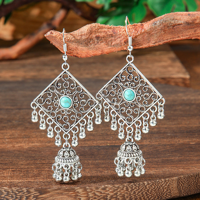 Wholesale Bohemian Drop Acrylic Earrings Vintage Fashion Accessory MOQ≥2