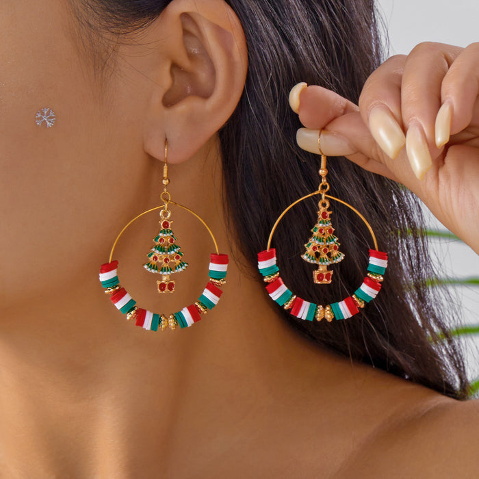 Wholesale Christmas Tassel Fashionable and Simple Earrings