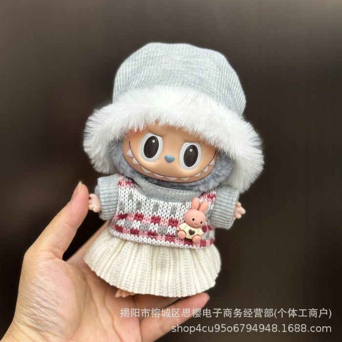 Wholesale Doll Clothes 17cm Pendant Plush Doll Replacement Set