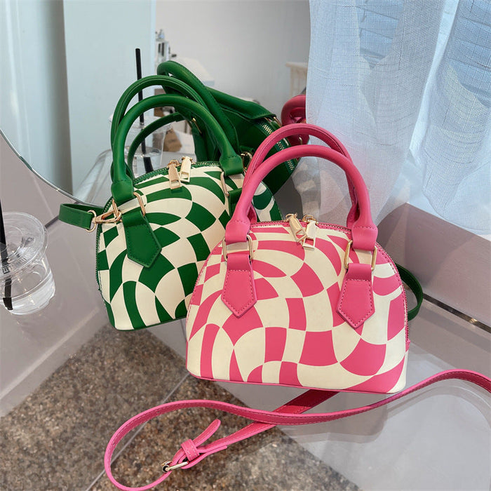 Wholesale Shoulder Bags PU Leather Crossbody Checkerboard (F) JDC-SD-LaiK003