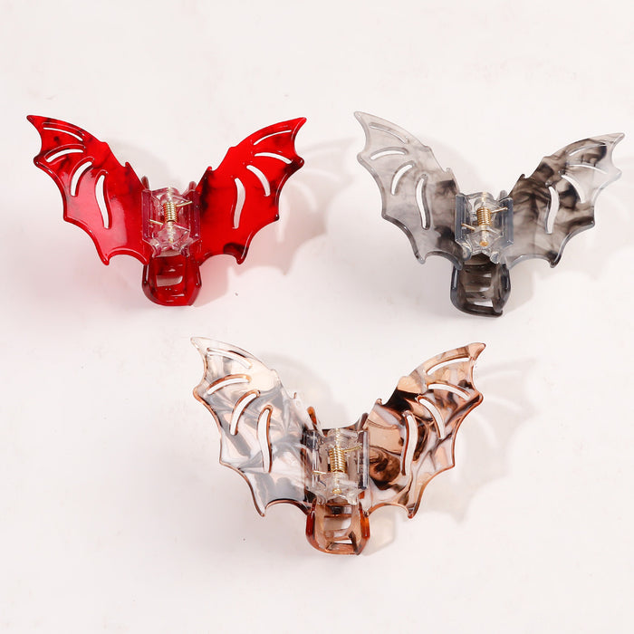 Wholesale  Bat Design PVC Hair Clip Funny Hair Gripper For Women Festival Costume Party Accessory