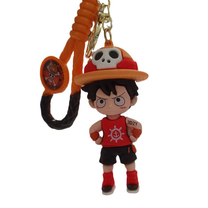 Wholesale Cartoon Silicone Anime Keychain JDC-KC-YiChang026