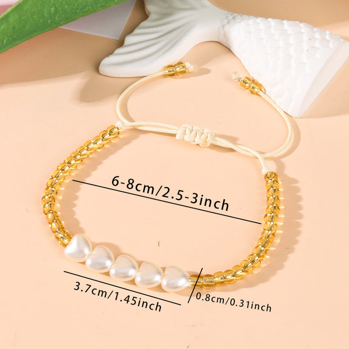 Wholesale Beaded bracelet, new pearl bracelet, pearl woven bracelet