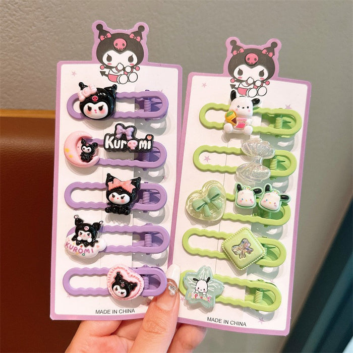 Wholesale Cartoon Hair Clips for Kids Cute Plastic Resin Hair Accessory for Gift or Resale