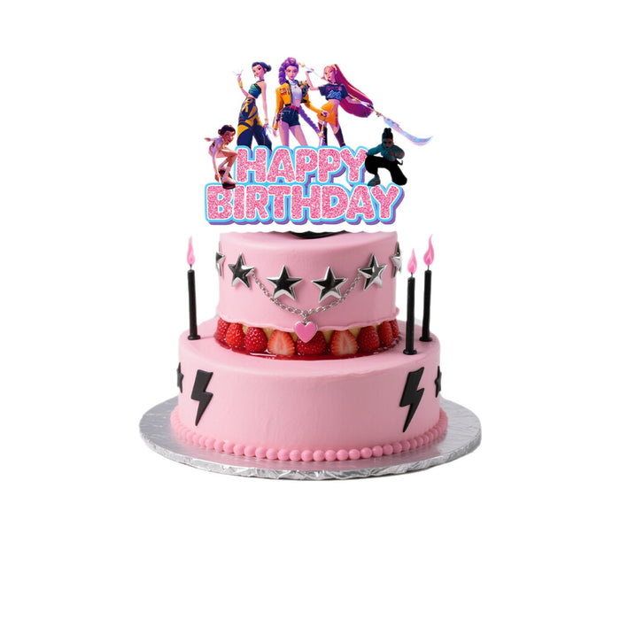Wholesale KPOP Theme Birthday Party Decoration Supplies Scene Decoration Five Piece Set