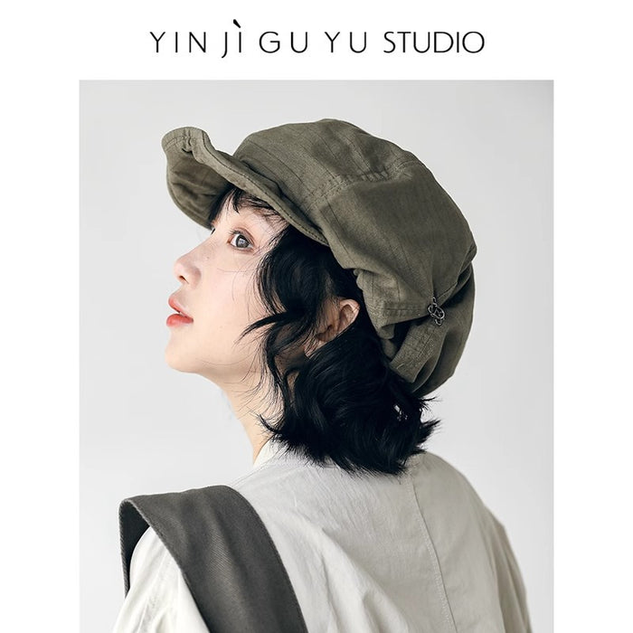 Wholesale Artistic hat female retro painter beret